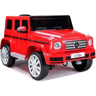 Lean Toys L7914 Elektrické autíčko Mercedes G500 mäkké Eva kolesá červená