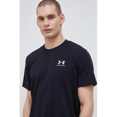 Under Armour Тениска за трениране Under Armour Logo Embroidered в черно с изчистен дизайн (1373997)