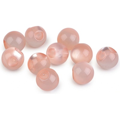 Prima-obchod Perla k našití / knoflík kočičí oko Ø10 mm, barva 4 pudrová