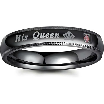 Harahu Prsteň His Queen Čierna KP32088