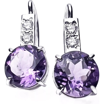 Stuchlík zlaté s ametysty a diamanty 023793