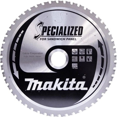 Makita B-17681 pílový kotúč na sendvičové panely 60-zubový s ø270x30mm