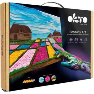 Wiky OKTO SENSOTY ART комплект за рисуване „Цветни лехи в Холандия 30x40 см (034369)