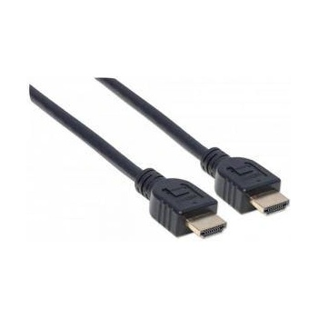 Manhattan HDMI кабел с Ethernet за монтаж в стена MANHATTAN CL3 HEC ARC 3D 4K MM Shielded Черен, 353939