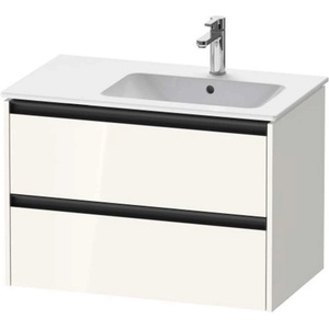Duravit Ketho. 2 - Шкафче за умивалник 55x81x48 см, 2 чекмеджета, лъскаво бяло K25268022220000 (K25268022220000)