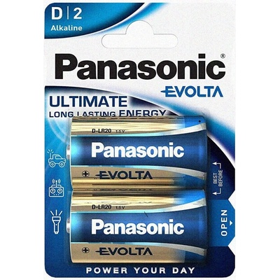 PANASONIC EVOLTA Platinum LR20EGE/2BP D 2ks 2791