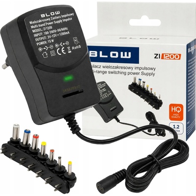 Vícepásmový napájecí zdroj Blow ZI1200 3-12V / 1,2A