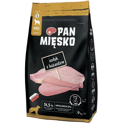 PAN MIĘSKO s krůtím masem a bažantem pro malá plemena 9 kg