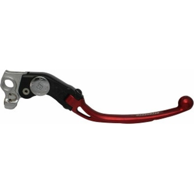 ACCOSSATO Adjustable folding lever ACCOSSATO LV011 in aluminium for original brake master cylinders červené
