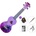 Mahalo Hawaii SET 2 Hawaii Purple Burst Сопрано укулеле (MD1HA-PPB-SET-2)