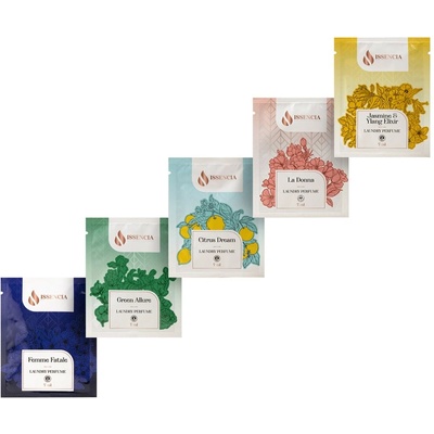 Issencia пробен комплект парфюми за пране 5 x 7 ml, унисекс