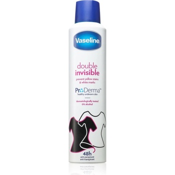 Vaseline Double Invisible Antiperspirant антиперспирант-спрей срещу бели петна 250ml