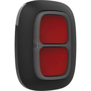 Ajax Systems 38102.79. BL1 DoubleButton Jeweller - безжичен двойно бутон - черен (38102.79.BL1)