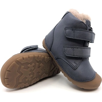 Bundgaard dětské zimní boty Petit Mid Lamb II BG303258DG tmavě modrá