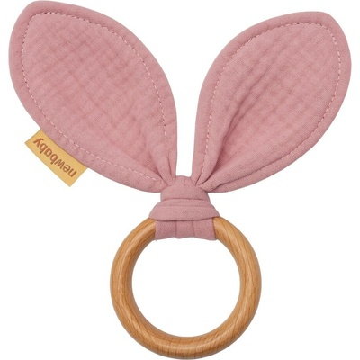 New Baby hryzátko pre deti ušká Ears pink