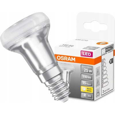 Osram LED žiarovka E14 R39 1,5W = 25W 110lm 2700K Warm Parathom