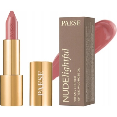 Paese NudeLightful Lipstick krémová rtěnka 402 Strawberry Mousse 4,5 g