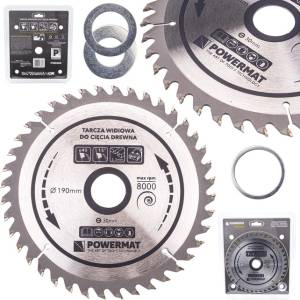 Powermat Диск за рязане на дърво 190mm 40T 30mm 41834 (PM0886)