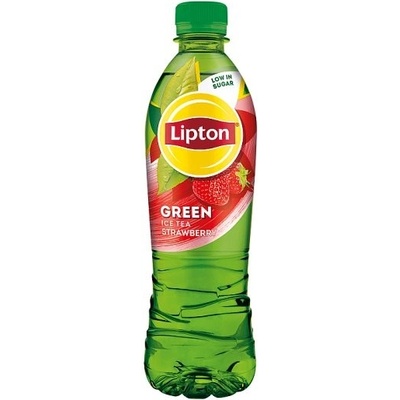 Lipton Ľadový čaj zelený s jahodovou príchuťou 0,5 l