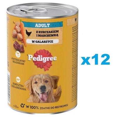Pedigree s kuřecím a karotkou 12 x 400 g