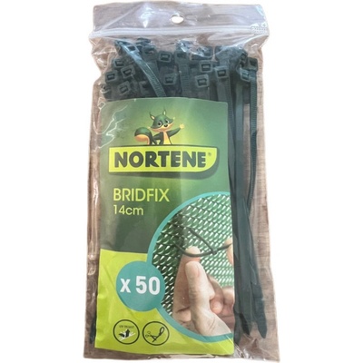 Sťahovacie pásky pre umelé ploty 3,2 mm x 14 cm, 50ks zelené