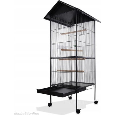 TecTake 402288 voliéra 168 cm antracit