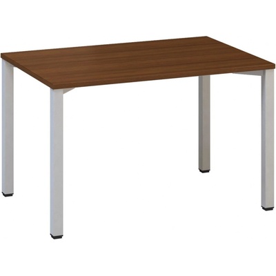 Interier Říčany Psací stůl Alfa 200, 120 x 80 cm ořech/stříbrná