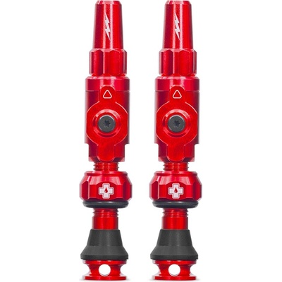 Big Bore Lite Tubeless Valves Red Large 21154