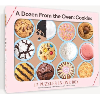Chronicle Books - Puzzle A Dozen from the Oven: Cookies - 570 piese