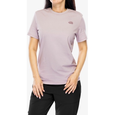 Bavlnené tričko dámske The North Face Natural Dye S/S Tee purple chalk natural dye