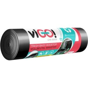 Vigo pytle s uchy LDPE 240 l 40 µm 10ks černé