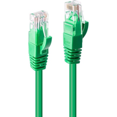 Lindy Пач кабел LINDY 48051, U/UTP, Cat. 6, 7.5m, зелен (48051)