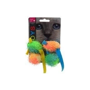 Magic Cat hračka myš a koule s catnipem 5 cm 4 ks