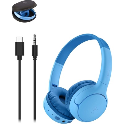 Belkin Soundform Mini 2 Wireless OnEar+Case Kid.bl. AUD012hqBLCS