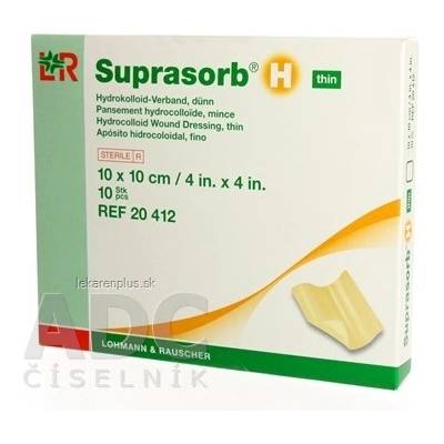 SUPRASORB H KRYTIE NA RANY TENKÉ hydrokoloidný obväz samolepiaci (10x 10 cm ) 1x10 ks