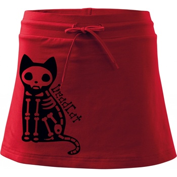 Metallama Mode sukně Deadcat červená