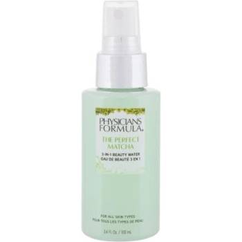 Physicians Formula The Perfect Matcha 3-In-1 Beauty Water тонизираща, хидратираща и фиксираща вода за лице в спрей 100 ml за жени