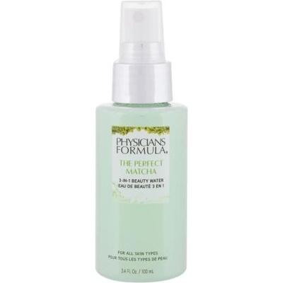 Physicians Formula The Perfect Matcha 3-In-1 Beauty Water тонизираща, хидратираща и фиксираща вода за лице в спрей 100 ml за жени