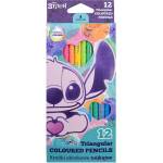 COOLPACK Цветни моливи COOLPACK Lilo and Stitch триъгълни 12 пастелни в кутия R92047PTR (R92047PTR)