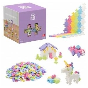 Plus-Plus Mini Pastel 600 pieces, creative building block construction toy child 52132 - 03312