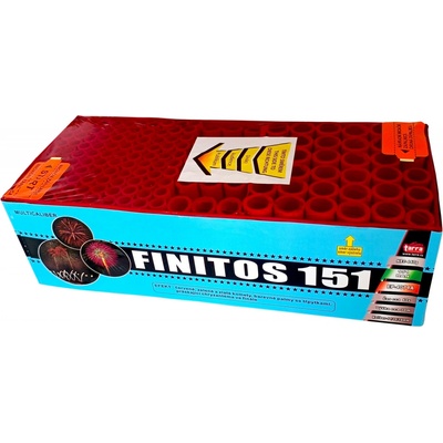 Kompaktný ohňostroj Finitos 151 ran 11 16 a 18 mm