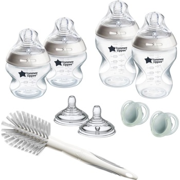 Tommee Tippee Natural Start Anti-Colic комплект за бебета самостерилизиращ 0 m+ White