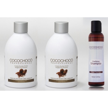 Cocochoco Original Brazilský keratin 500 ml + čistící šampon 150 ml dárková sada