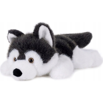 Pes husky ležící plyš 30cm 0m+