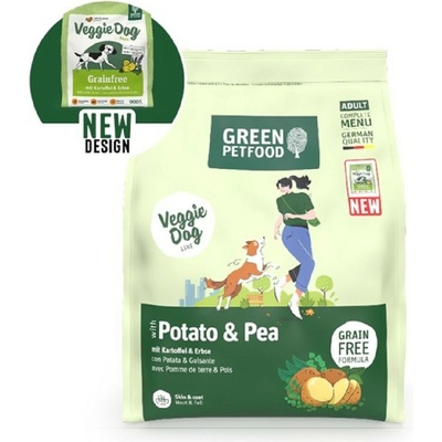 Green Petfood VeggieDog Grainfree Potato & Pea 10 kg