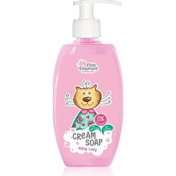Pink Elephant Mačička Hanička krémové tekuté mydlo pre dievčatká 250 ml
