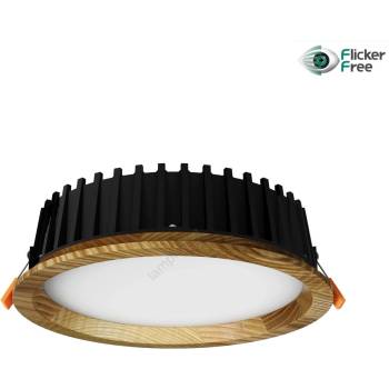 Image 1 of APLED - LED Лампа RONDO WOODLINE LED/6W/230V 3000K Ø 15 см пепел масивнo дървo (AP0190)
