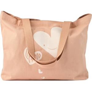 LIEWOOD Детска чанта за рамо Liewood Kid's Big Totebag Shoulder bag - Hearts / Pale Tuscany - размер 54 x 37 cm (510-6517-0211)