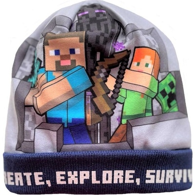ČEPICE MINECRAFT F uk 23 68352 modrá