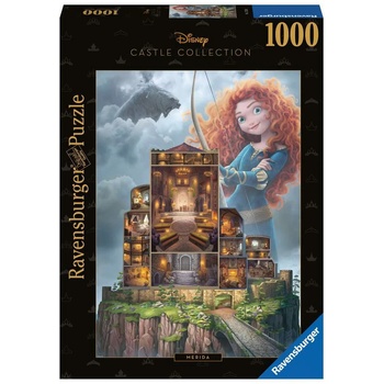 Image 1 of Ravensburger Пъзел Ravensburger от 1000 части - Дисни принцеса: Мерида (17335)